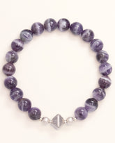 Pyramid of Power - Chevron Amethyst Alignment Bracelet